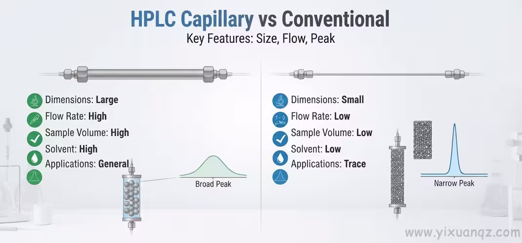 HPLC capillary column vs conventional column what you need to know? 1 HPLC capillary column factory