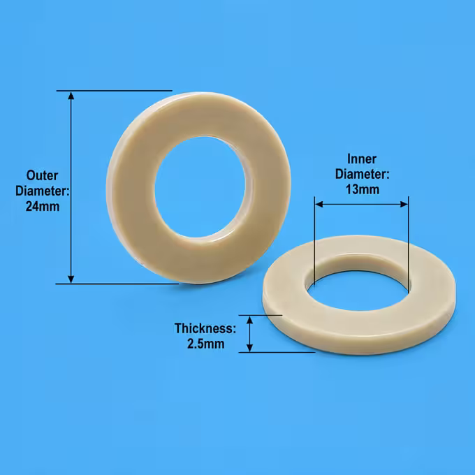 Arandelas de sellado de PEEK para pernos M12, M14, M16, M18 y M20; juntas resistentes a productos químicos y a altas temperaturas Fabricante de arandelas planas de PEEK