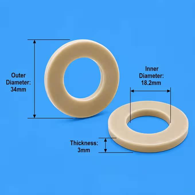 Arandelas de sellado de PEEK para pernos M12, M14, M16, M18 y M20; juntas resistentes a productos químicos y a altas temperaturas Fábrica de arandelas planas de PEEK
