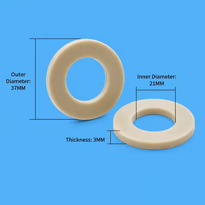 Arandelas de sellado de PEEK para pernos M12, M14, M16, M18 y M20; juntas resistentes a productos químicos y a altas temperaturas Fábrica de arandelas planas de PEEK