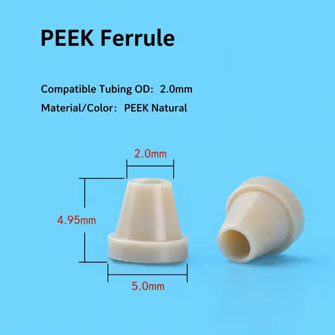 2,0 mm PEEK-Ferrule für HPLC-Schläuche und Ersatzanschlüsse – Hersteller PEEK-Hülse für 2,0-mm-Schläuche – Hersteller